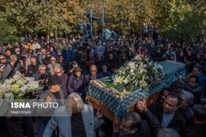 مراسم تشییع پیکر هادی مرزبان
