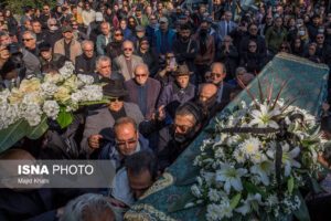 مراسم تشییع پیکر هادی مرزبان