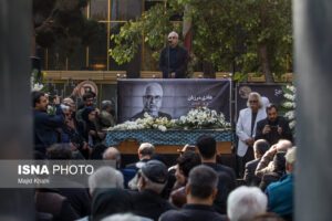 مراسم تشییع پیکر هادی مرزبان