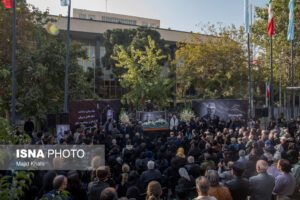 مراسم تشییع پیکر هادی مرزبان