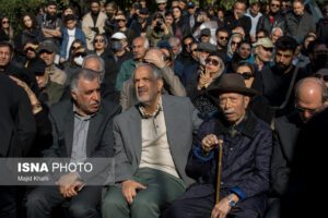 مراسم تشییع پیکر هادی مرزبان