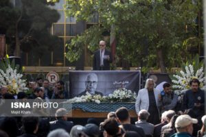 مراسم تشییع پیکر هادی مرزبان