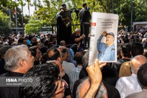 مراسم تشییع و خاکسپاری پیکر زنده یاد «اکبر عبدی»