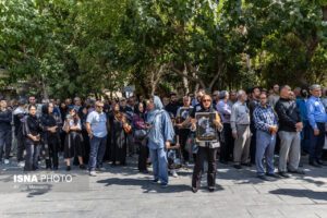 مراسم تشییع و خاکسپاری پیکر زنده یاد «اکبر عبدی»
