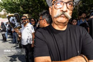 مراسم تشییع و خاکسپاری پیکر زنده یاد «اکبر عبدی»