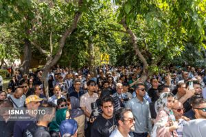 مراسم تشییع و خاکسپاری پیکر زنده یاد «اکبر عبدی»