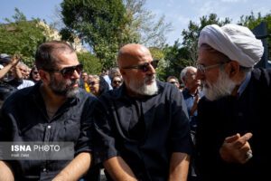 مراسم تشییع و خاکسپاری پیکر زنده یاد «اکبر عبدی»