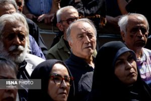 مراسم تشییع و خاکسپاری پیکر زنده یاد «اکبر عبدی»