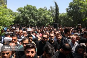 مراسم تشییع و خاکسپاری پیکر زنده یاد «اکبر عبدی»