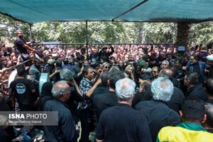 مراسم تشییع و خاکسپاری پیکر زنده یاد «اکبر عبدی»