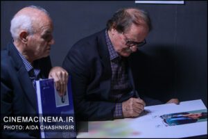 علی جهاندار و مظفر شفیعی در مراسم یادمان استاد محمدرضا شجریان