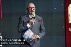 منصور ضابطیان در گرامیداشت روز سینما منصور ضابطیان در گرامیداشت روز سینما