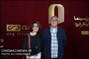 فرهاد توحیدی و همسرش در گرامیداشت روز سینما فرهاد توحیدی و همسرش در گرامیداشت روز سینما