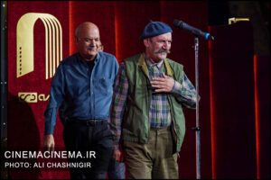 حمید جبلی و ایرج طهماسب در گرامیداشت روز سینما حمید جبلی و ایرج طهماسب در گرامیداشت روز سینما