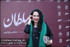 ملیکا شریفی‌نیا در اکران خصوصی فیلم «کافه سلطان»