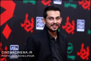 ارسلان قاسمی در اکران خصوصی فیلم بی‌دار